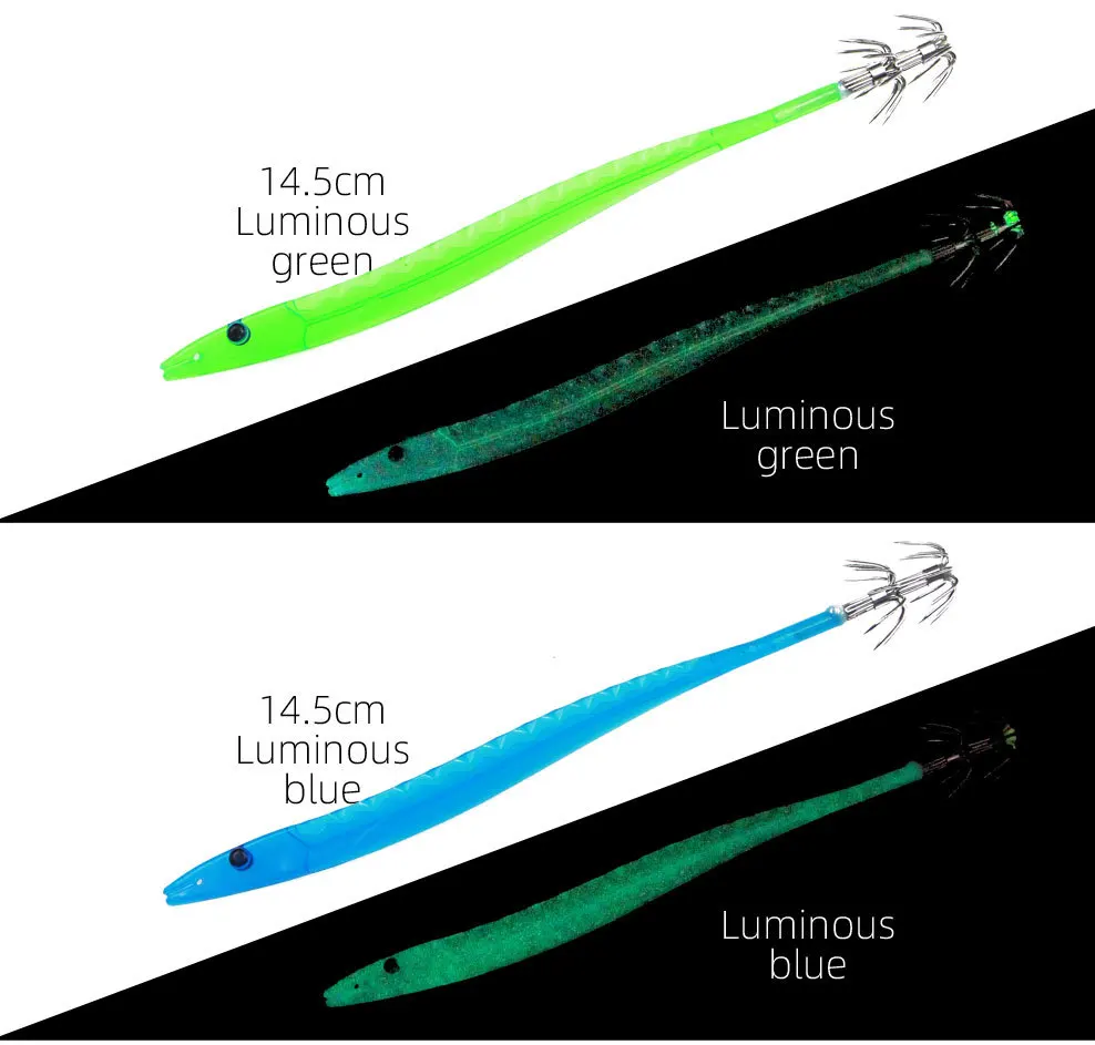 Cheery Shrimp Plastic Hairtail Bait ABS Pencil Lure - view 19