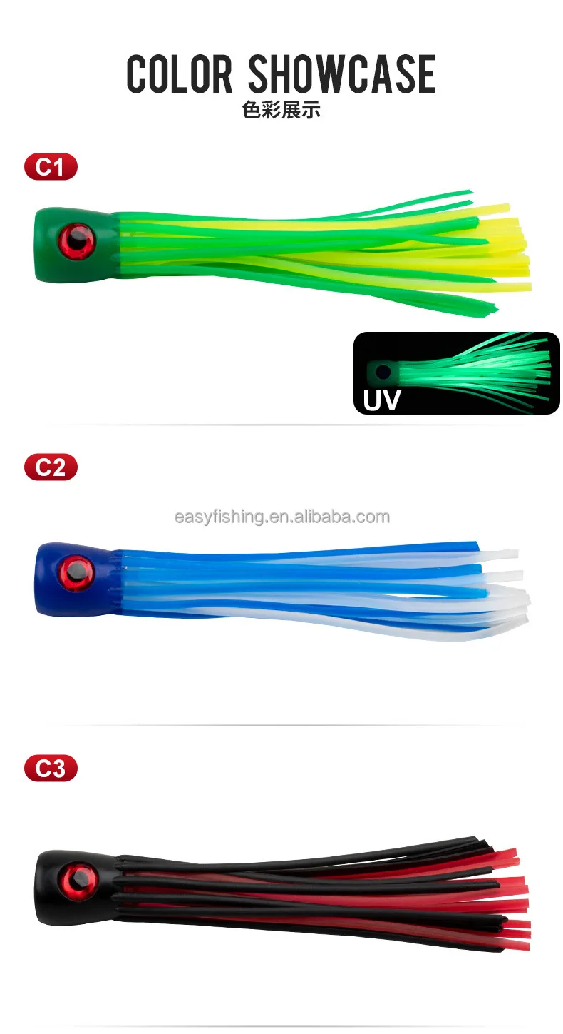 Cheery 15CM Silicone Soft Lure Fishing Bait 20g for Saltwater ABS Pencil Lure - view 11