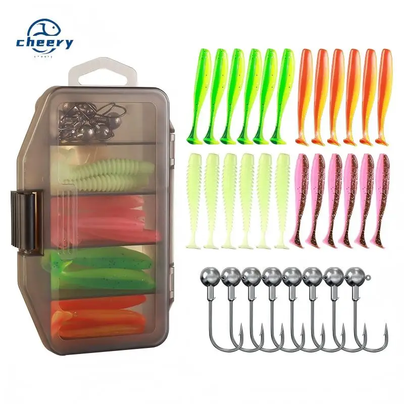 CHEERY Fishing Bait Set Ribbonfish Soft Plastic Lure