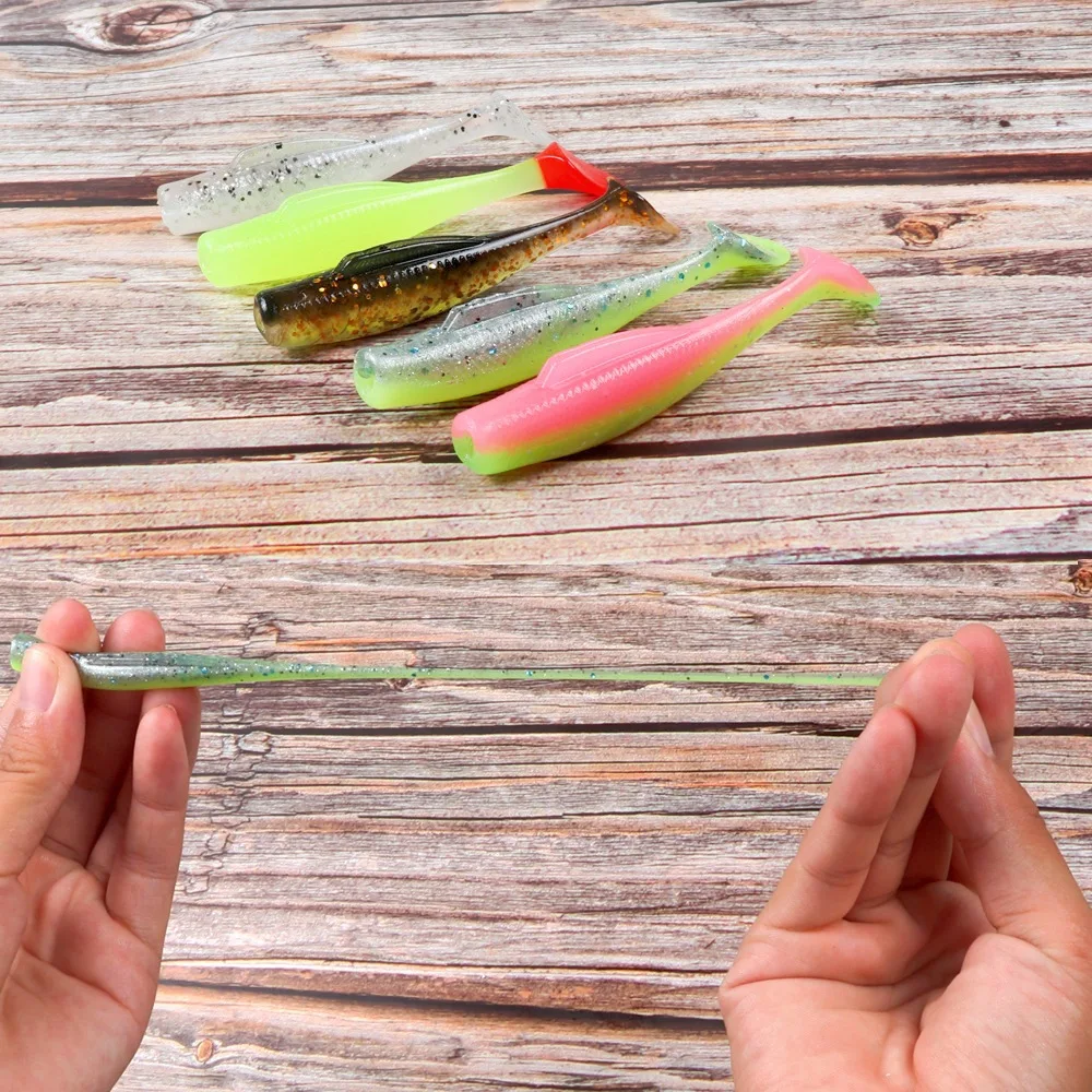 CHEERY TPR 65mm 2.3g 55mm 1.8g Paddle Tail Fishing Bait Artificial ABS Pencil Lure - view 9