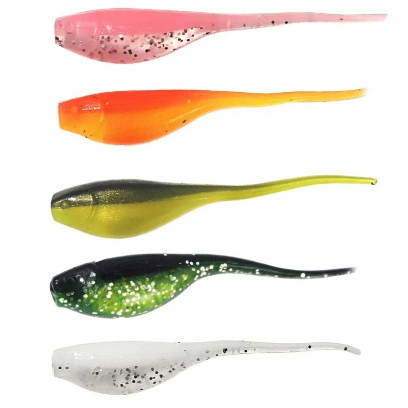 OEM 10 / 5 cm 0.7 g PVC Fishing Bait Soft Lure for Carp Bass