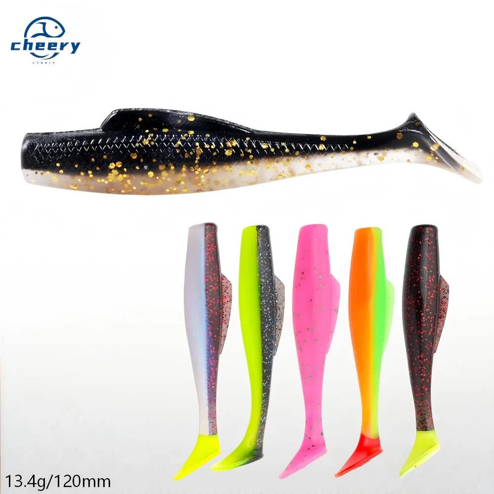 Cheery 12cm 13.4g 5 Soft Lure Minnow Fishing Bait