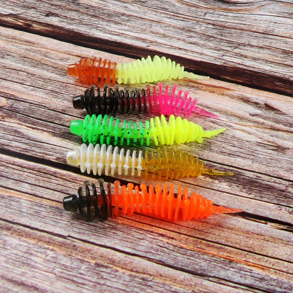 SL098 Soft Lure 5cm 7.5cm Fishing Bait PVC Bass Salmon