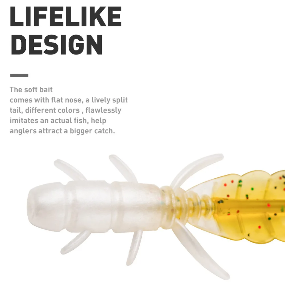 SL098 Soft Lure 5cm 7.5cm Fishing Bait PVC Bass Salmon ABS Pencil Lure - view 7