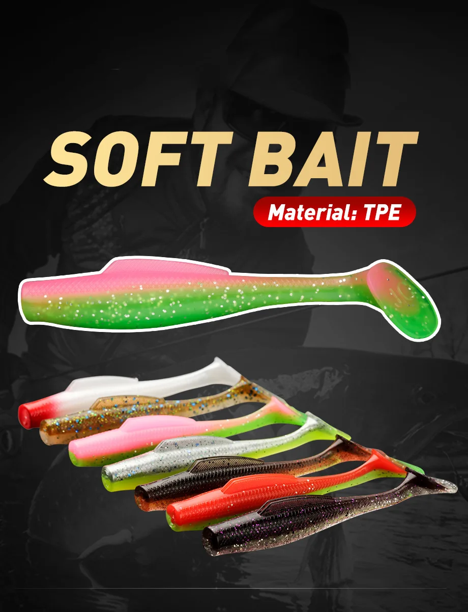 CHEERY 100mm 6.5g TPE Soft T Fishing Bait 5 / ABS Pencil Lure - view 7