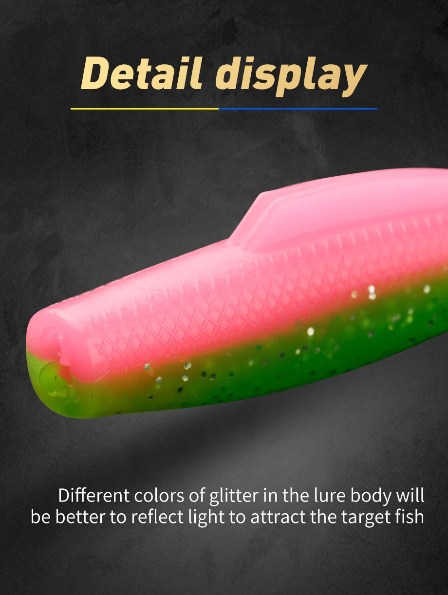 CHEERY 100mm 6.5g TPE Soft T Fishing Bait 5 / ABS Pencil Lure - view 10