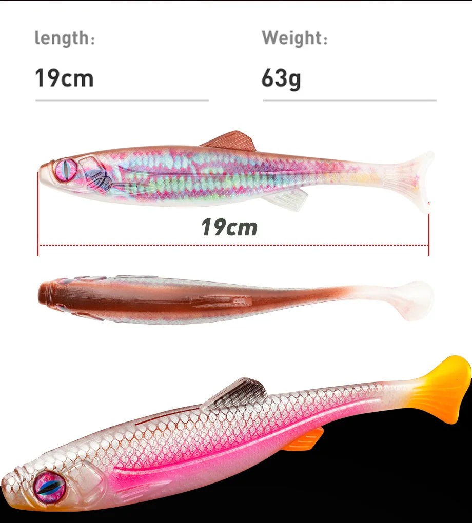 CHEERY 19cm/63g Predator Soft Fishing Bait Artificial Bass ABS Pencil Lure - view 10