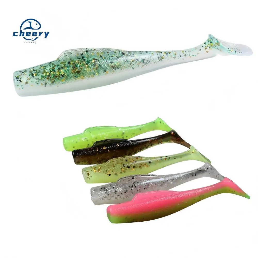 Soft Swimbait T Fishing Bait 6.5 cm 2.3 g Plastic 6 TPR Carp Lure