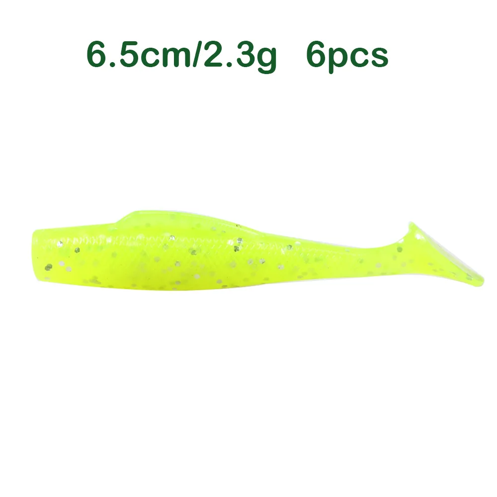 Soft Swimbait T Fishing Bait 6.5 cm 2.3 g Plastic 6 TPR Carp Lure ABS Pencil Lure - view 2