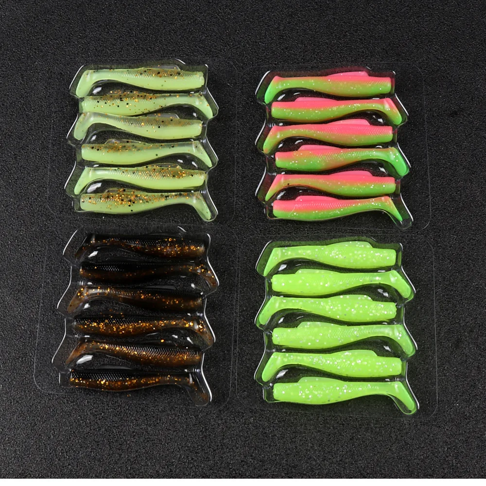 Soft Swimbait T Fishing Bait 6.5 cm 2.3 g Plastic 6 TPR Carp Lure ABS Pencil Lure - view 3