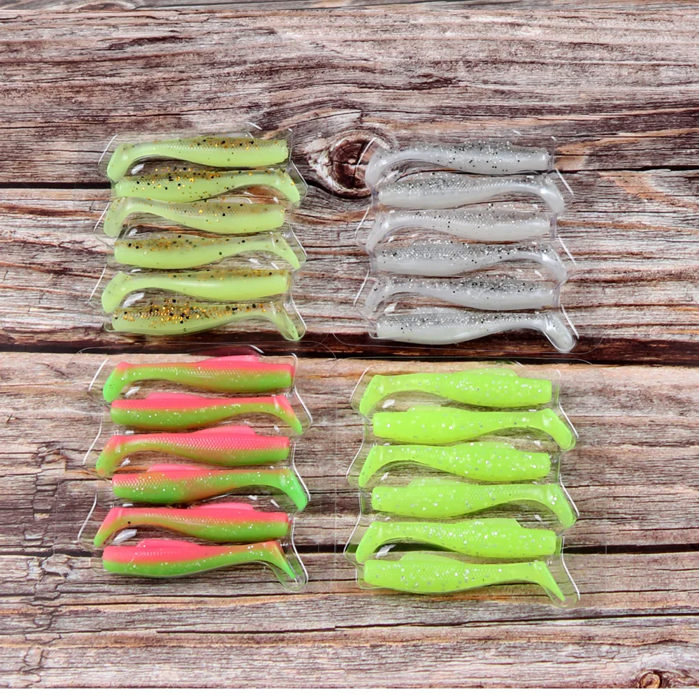 Soft Swimbait T Fishing Bait 6.5 cm 2.3 g Plastic 6 TPR Carp Lure ABS Pencil Lure - view 7