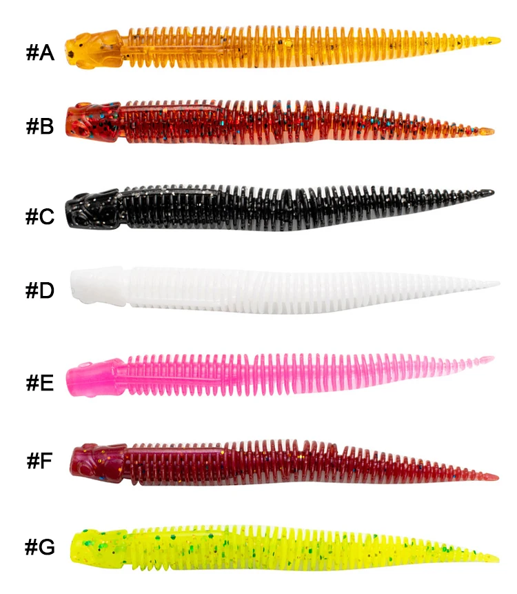Freshwater Bass Soft Lure 50 mm 70 mm Silicone Artificial Fishing ABS Pencil Lure - view 15