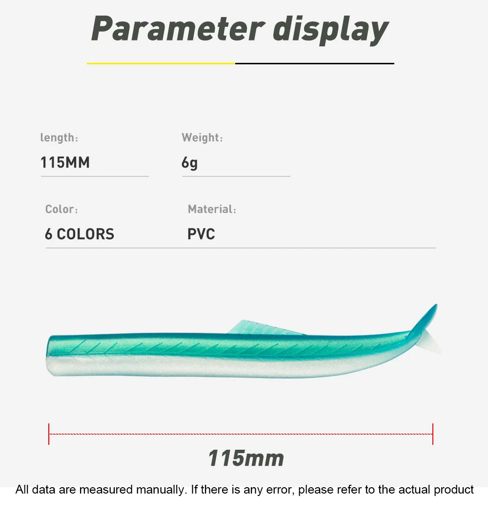 Cheery 115mm/6g Saltwater Artificial Fishing Bait PVC Lead Sardine ABS Pencil Lure - view 10