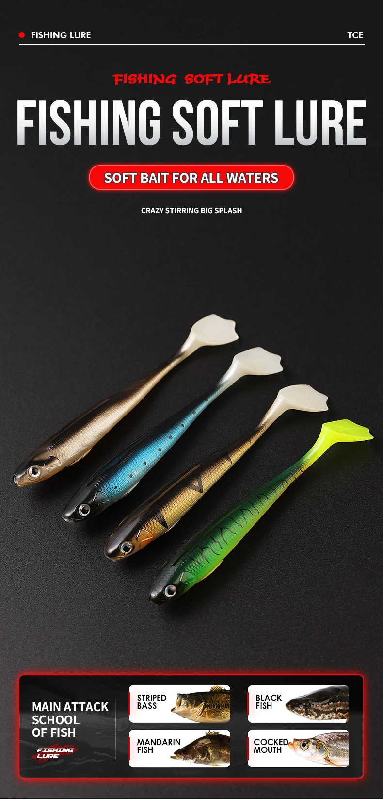 9 cm 6 g Soft Plastic Fishing Bait 7 t ABS Pencil Lure - view 6