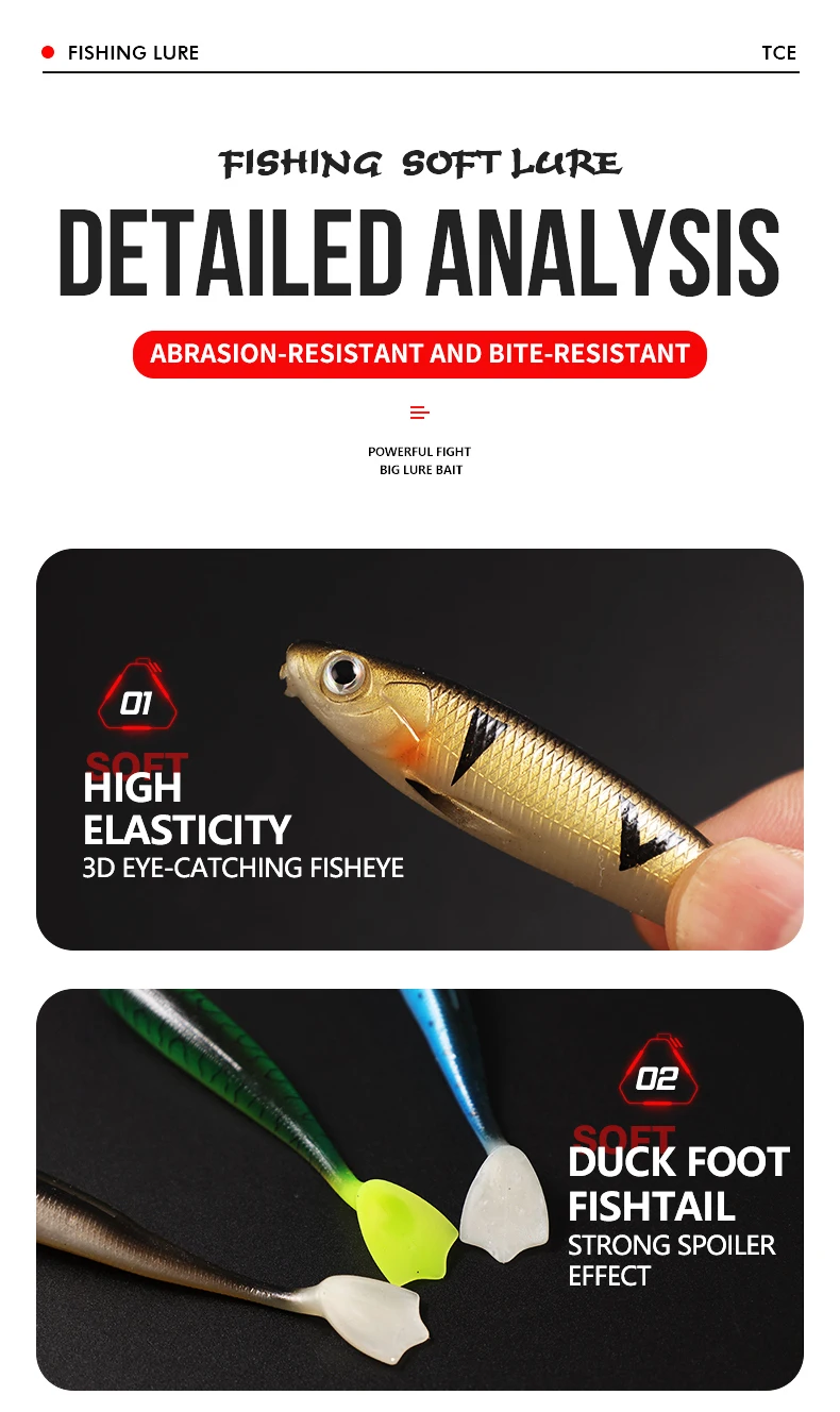 9 cm 6 g Soft Plastic Fishing Bait 7 t ABS Pencil Lure - view 9