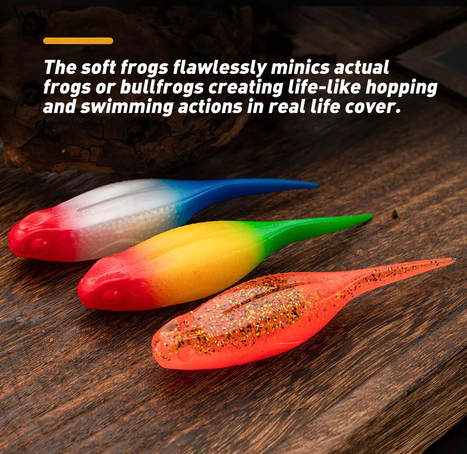 Cheery Silicone Frog Soft Plastic Lure 10 cm 11 g Freshwater Cod ABS Pencil Lure - view 16