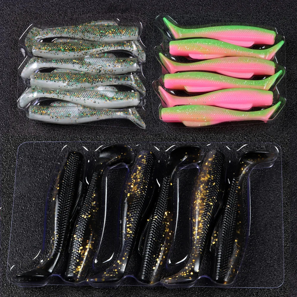 Soft Lure Fishing Bait 80mm 4.8g 6 / TPR Worm ABS Pencil Lure - view 5
