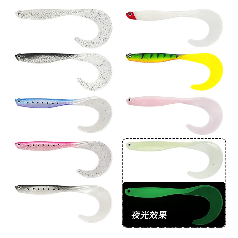SL083-12cm 7g/ PVC Soft Worm, River Freshwater ABS Pencil Lure - view 4