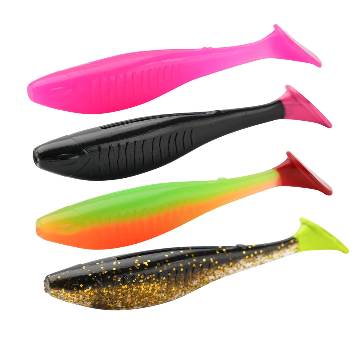 SL088-7PCS 8cm/5g Soft Swimbait Worm Fishing Bait ABS Pencil Lure - view 2