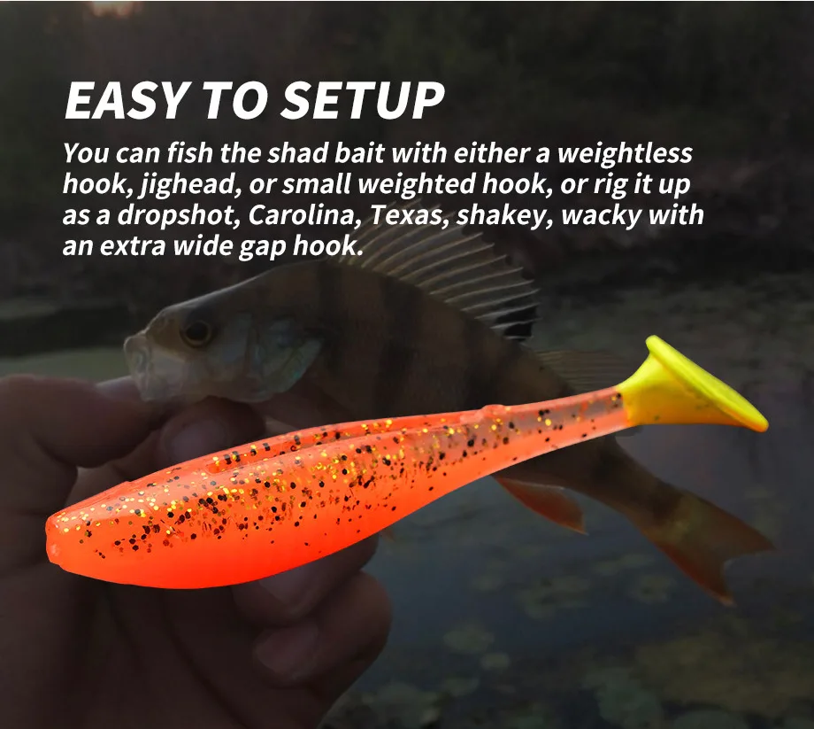 SL088-7PCS 8cm/5g Soft Swimbait Worm Fishing Bait ABS Pencil Lure - view 8
