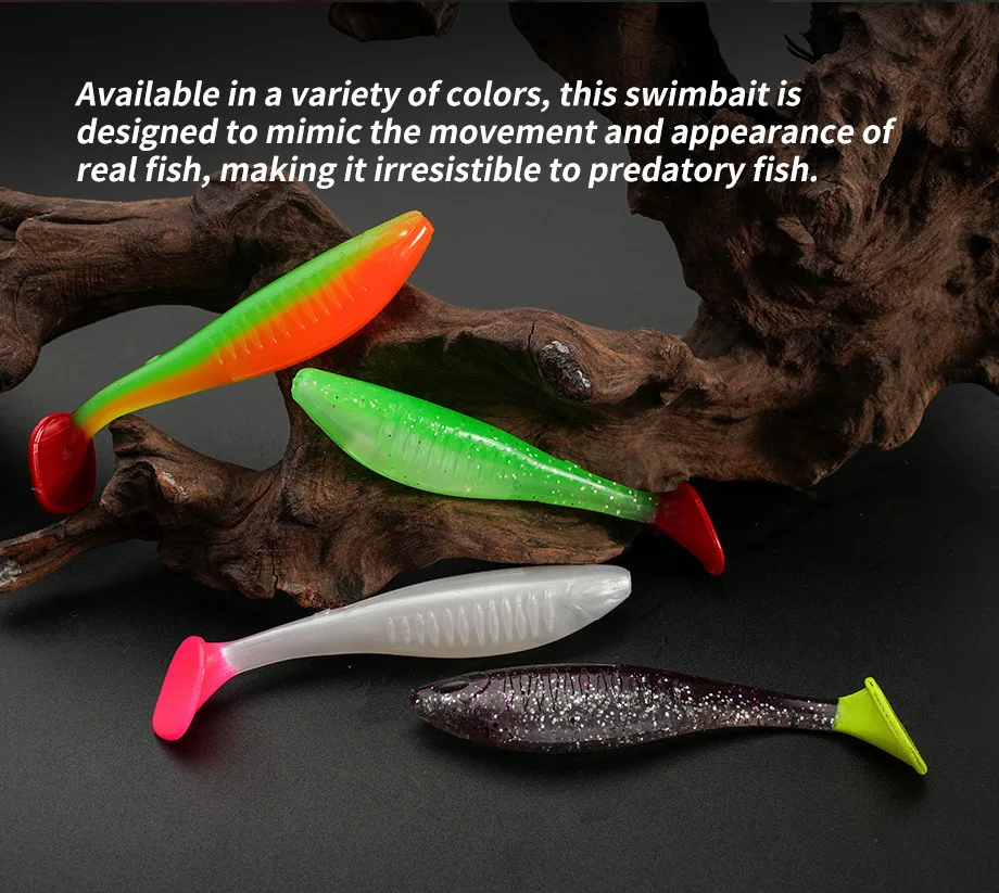 SL088-7PCS 8cm/5g Soft Swimbait Worm Fishing Bait ABS Pencil Lure - view 9