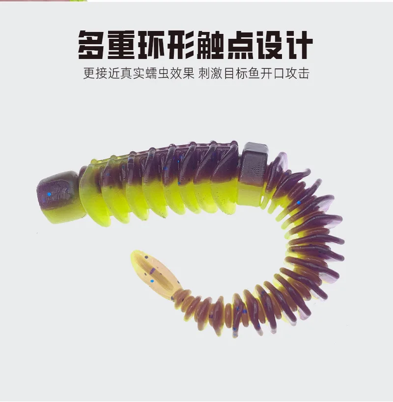 8 cm 2 g TPR Fishing Bait Plastic Soft Swimbait ABS Pencil Lure - view 14