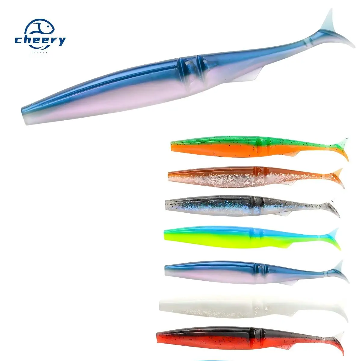 CHEERY T Soft Lure, for Bass Pike, Saltwater