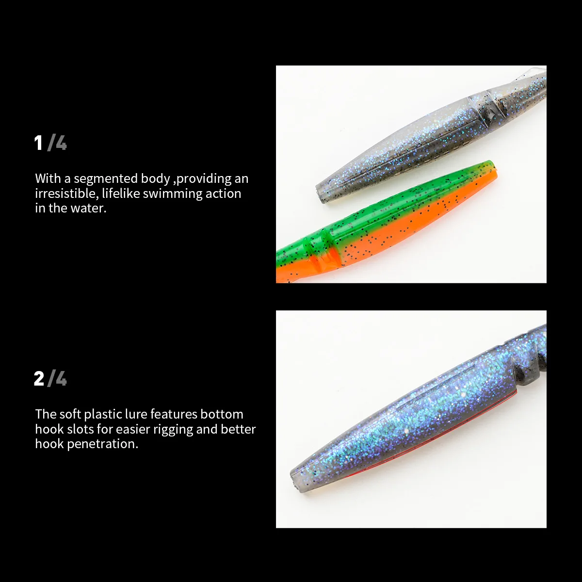 CHEERY T Soft Lure, for Bass Pike, Saltwater ABS Pencil Lure - view 14