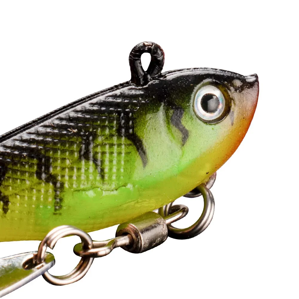 Freshwater Metal Fishing Bait Artificial Soft Lure PVC Trout Bass ABS Pencil Lure - view 2