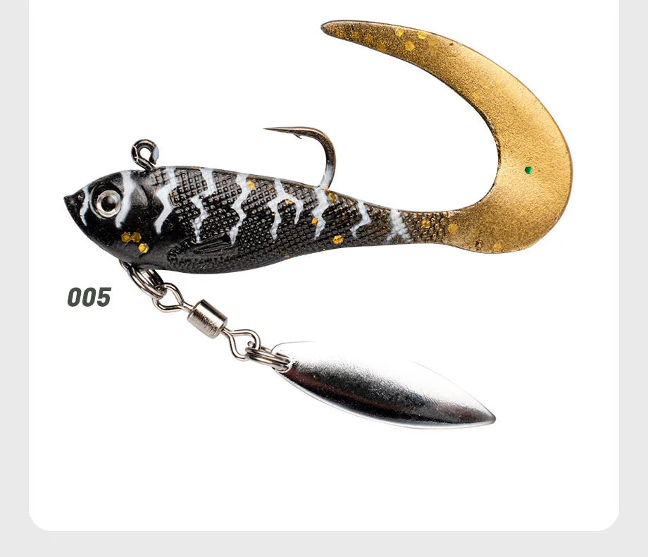 Freshwater Metal Fishing Bait Artificial Soft Lure PVC Trout Bass ABS Pencil Lure - view 13