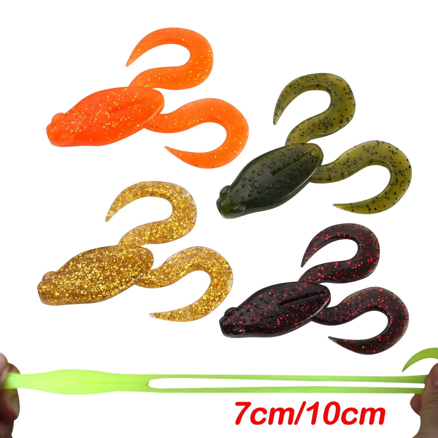 TPR Soft Lure 7 cm 4 /10 cm 3 8.5 g /15.3 g Freshwater Frog 4 /10