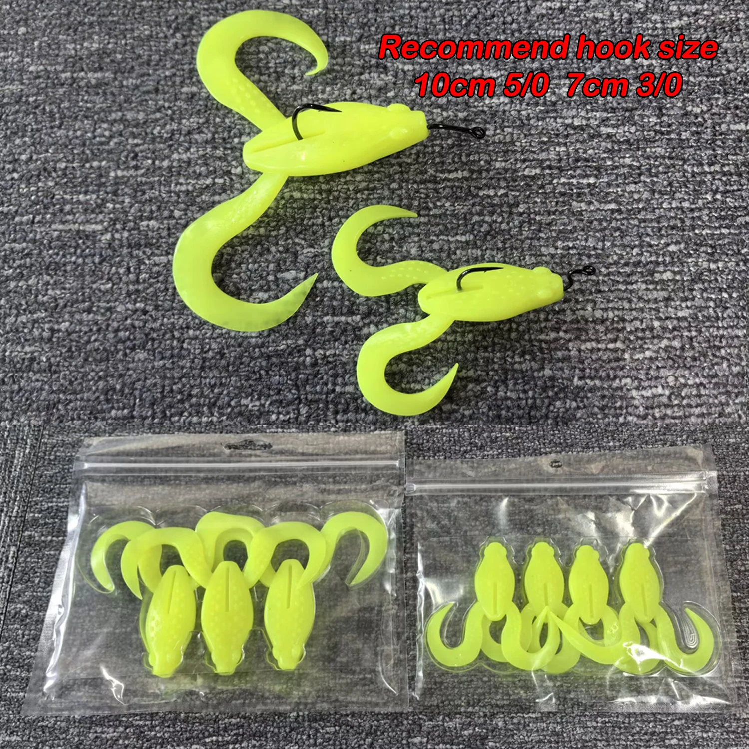 TPR Soft Lure 7 cm 4 /10 cm 3 8.5 g /15.3 g Freshwater Frog 4 /10 ABS Pencil Lure - view 7
