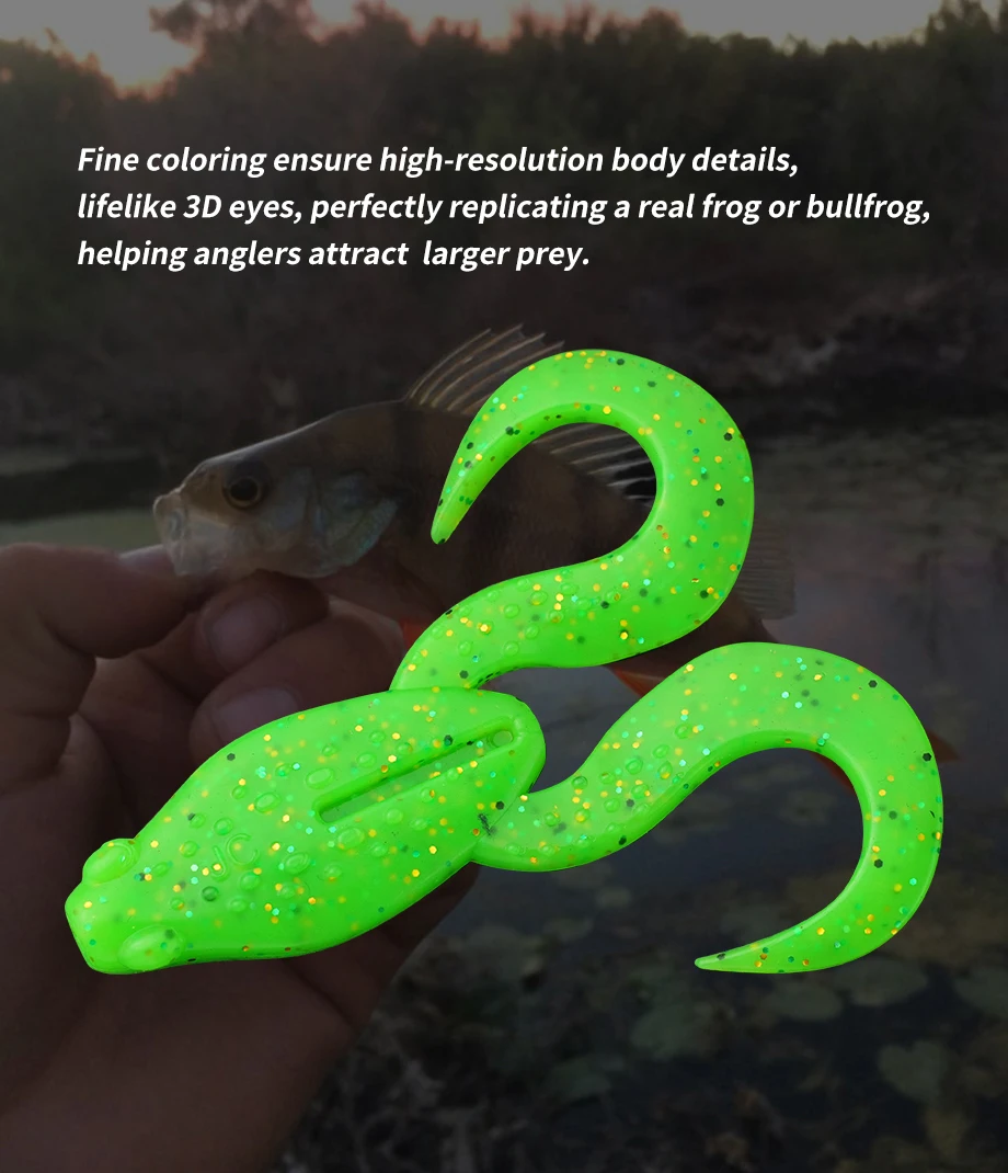 TPR Soft Lure 7 cm 4 /10 cm 3 8.5 g /15.3 g Freshwater Frog 4 /10 ABS Pencil Lure - view 15
