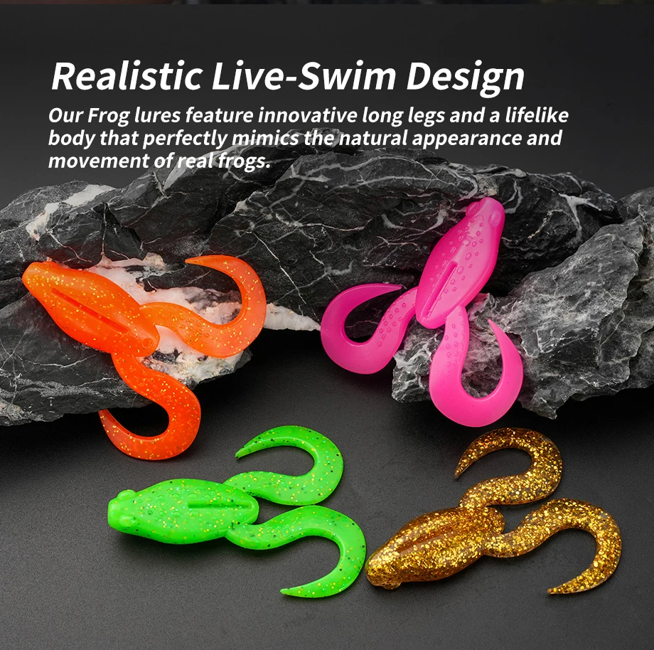 TPR Soft Lure 7 cm 4 /10 cm 3 8.5 g /15.3 g Freshwater Frog 4 /10 ABS Pencil Lure - view 16
