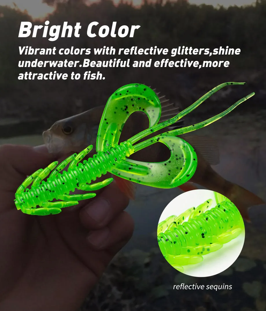 5 cm /1.9 g Shrimp Soft Lure Fishing Bait TPR for 、 、 、 ABS Pencil Lure - view 16