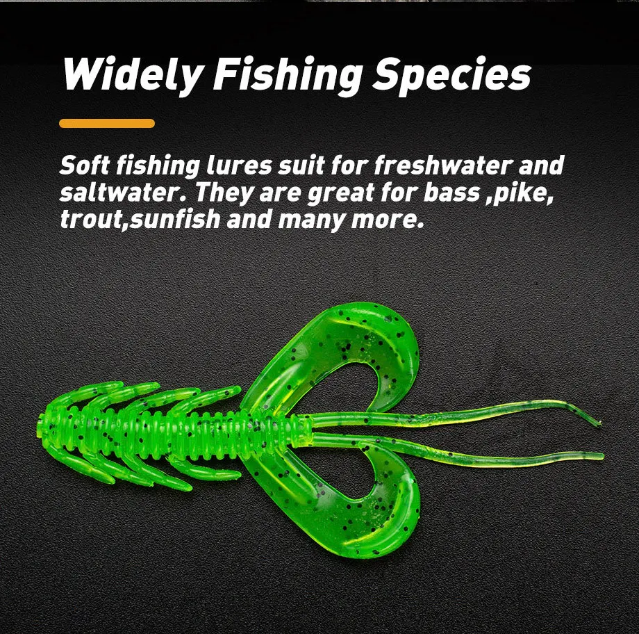 5 cm /1.9 g Shrimp Soft Lure Fishing Bait TPR for 、 、 、 ABS Pencil Lure - view 19