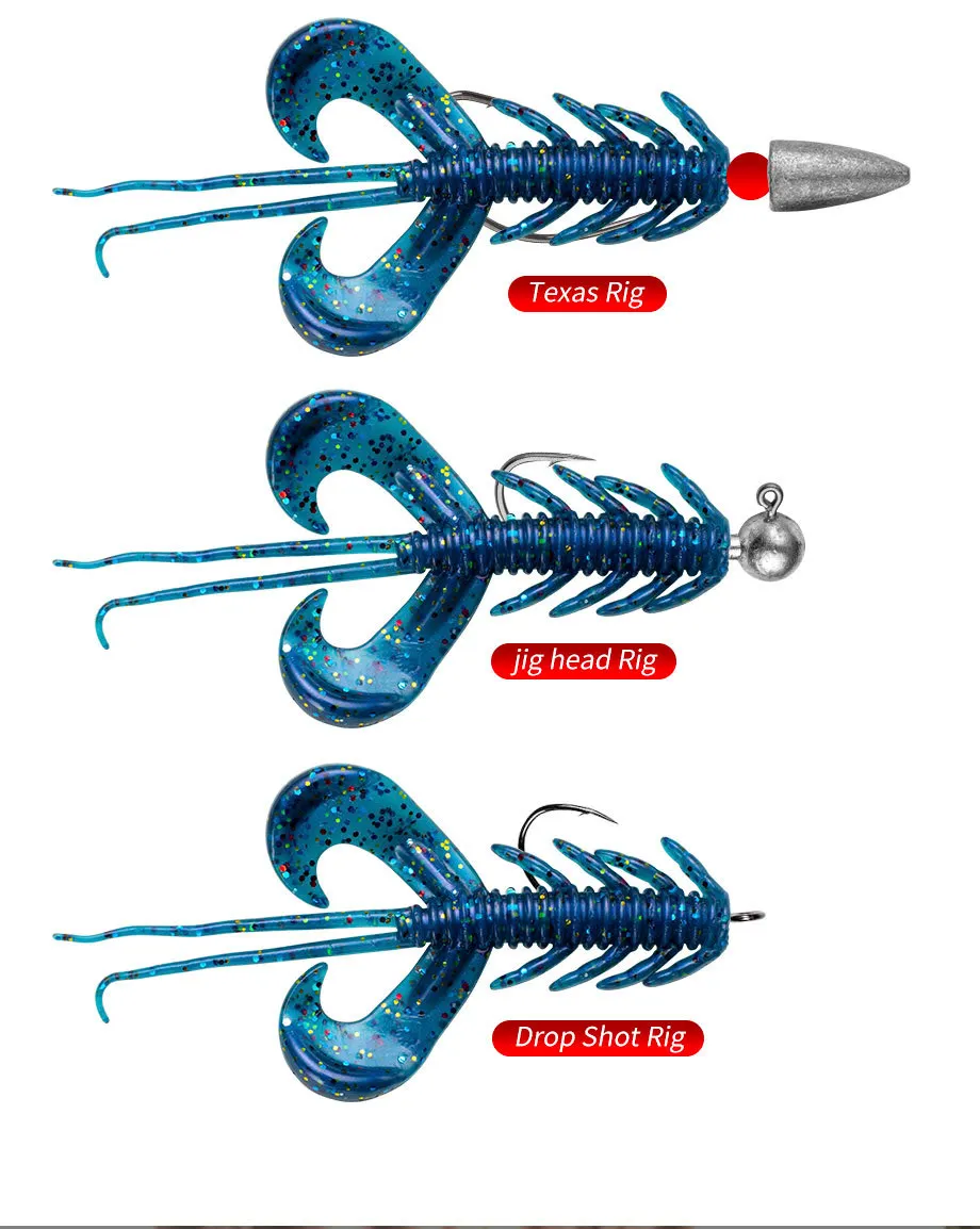 5 cm /1.9 g Shrimp Soft Lure Fishing Bait TPR for 、 、 、 - Pencil Lure by Cheery
