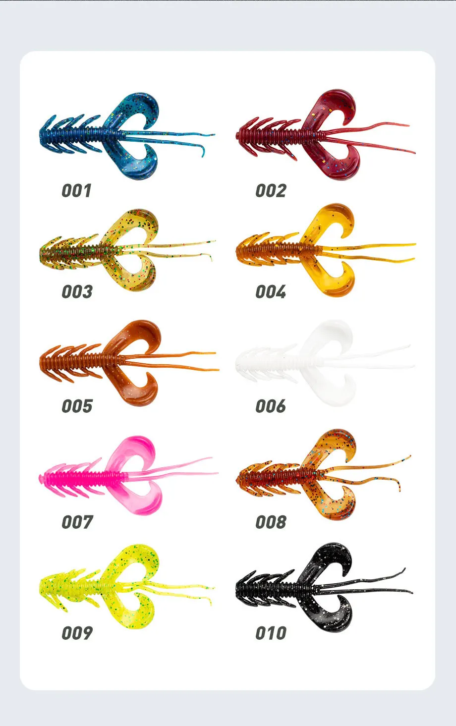 5 cm /1.9 g Shrimp Soft Lure Fishing Bait TPR for 、 、 、 ABS Pencil Lure - detail 1