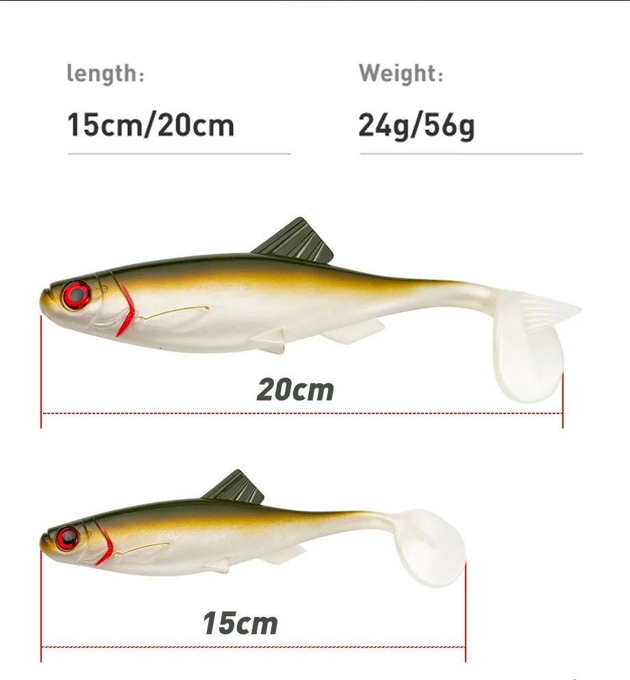 15 cm 24 g 20 cm 56 g 10 Bass Soft Lure ABS Pencil Lure - view 8
