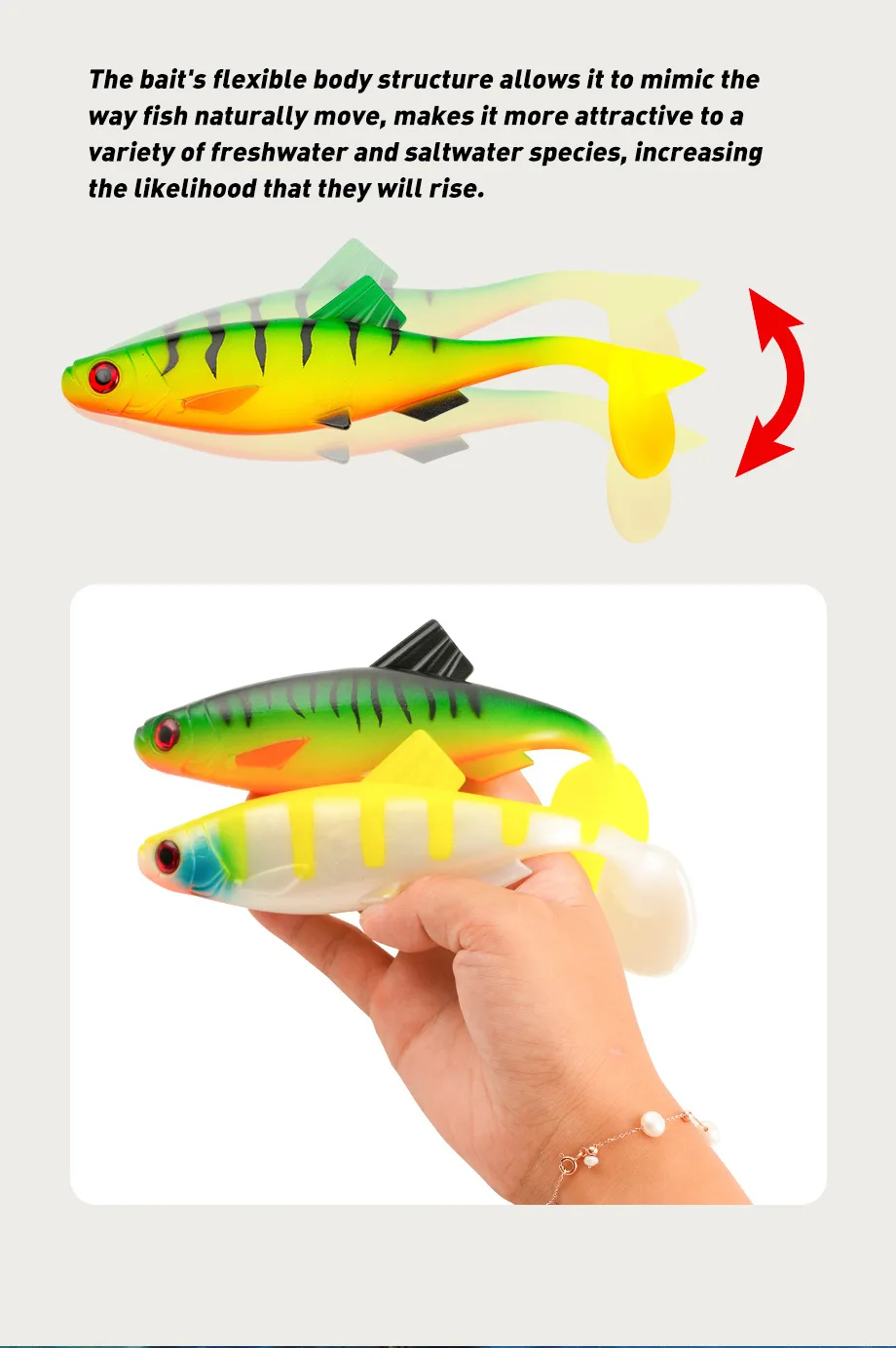 15 cm 24 g 20 cm 56 g 10 Bass Soft Lure ABS Pencil Lure - view 11