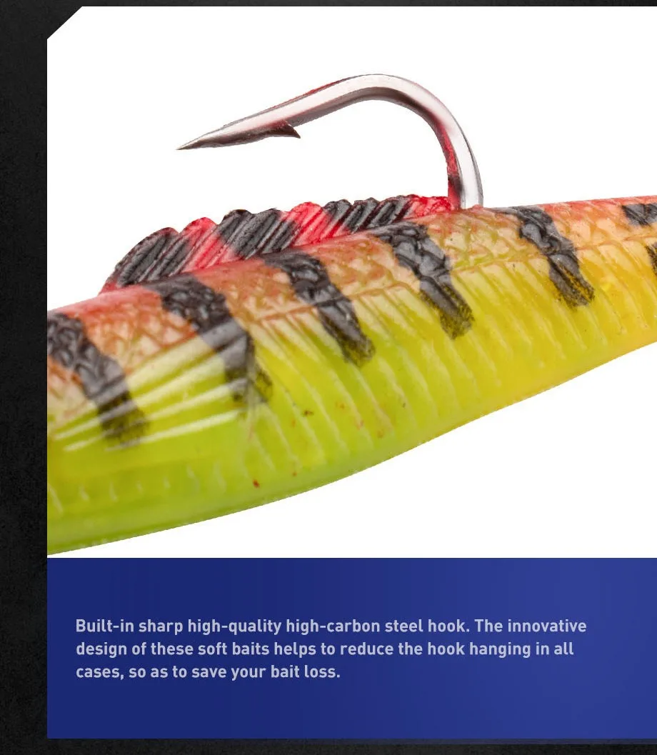 7 6 cm 5.6 g Lead Jig Plastic Fishing Bait Hooks T Soft Swimbait ABS Pencil Lure - view 10