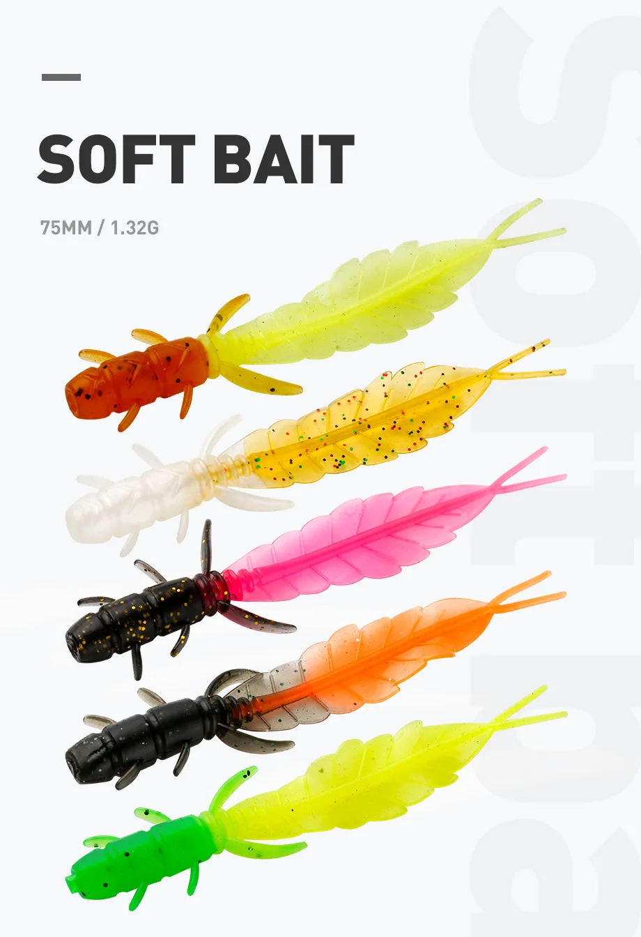 75 mm /1.32 g Carp Fishing Bait Soft Lure Colour Salmon Bass Pike ABS Pencil Lure - view 8