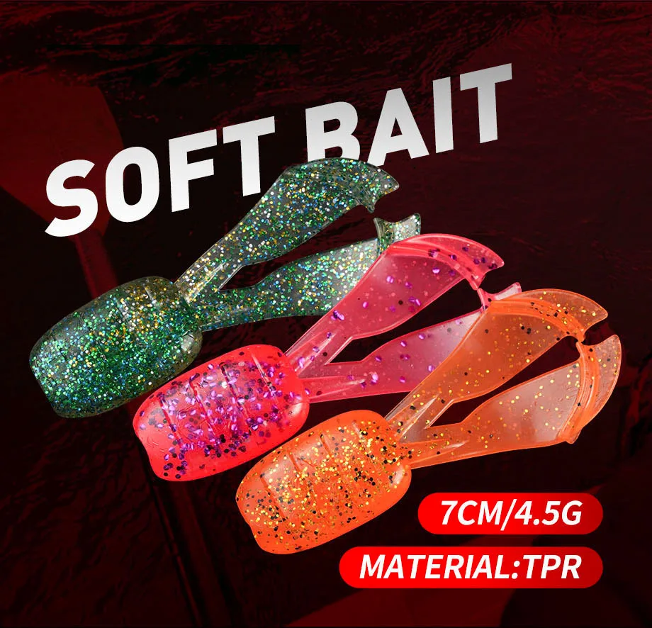 Cheery SL090 7 cm 4.5 g 6 / Shrimp Soft Swimbait Set Plastic Lure ABS Pencil Lure - view 11