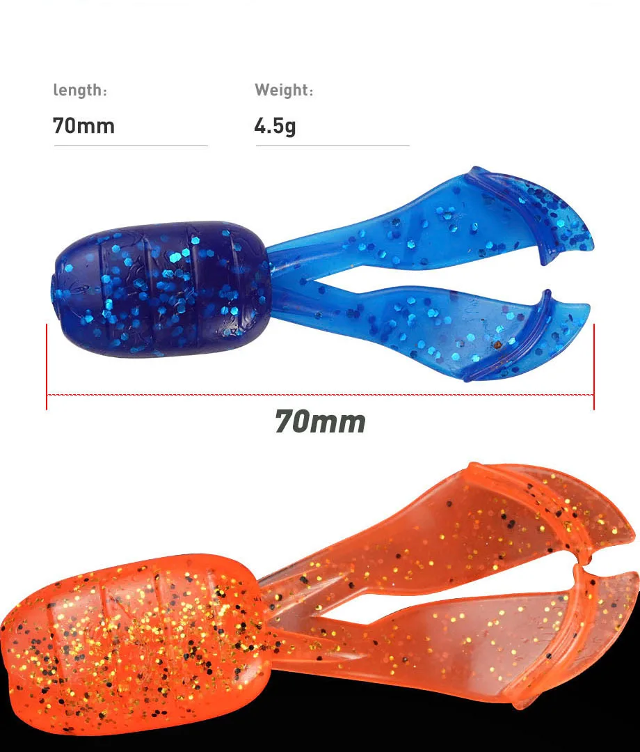 Cheery SL090 7 cm 4.5 g 6 / Shrimp Soft Swimbait Set Plastic Lure ABS Pencil Lure - view 12