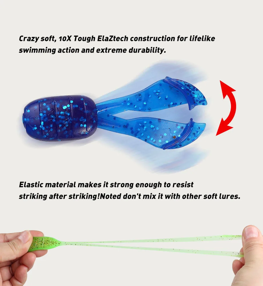 Cheery SL090 7 cm 4.5 g 6 / Shrimp Soft Swimbait Set Plastic Lure ABS Pencil Lure - view 14