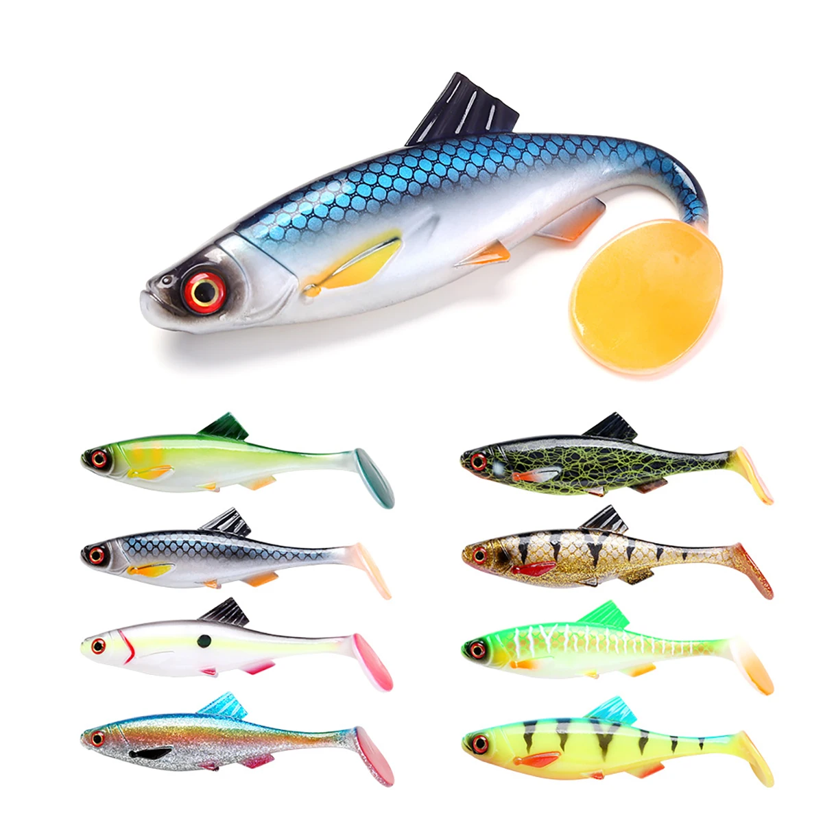 5.5 8 3D Fishing Bait, Pike Bass, for Boat ABS Pencil Lure - view 7