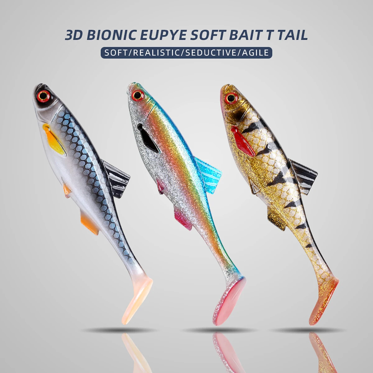 5.5 8 3D Fishing Bait, Pike Bass, for Boat ABS Pencil Lure - detail 2