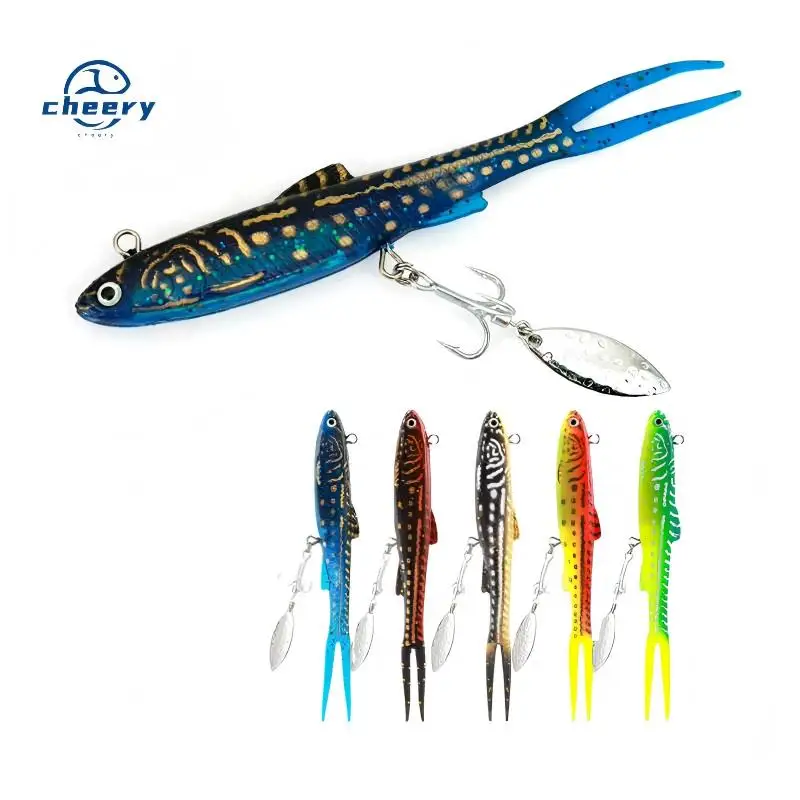 CHEERY 140mm Lead Soft Swimbait Blade Fishing Bait Lure