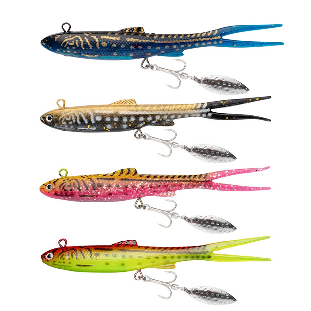 CHEERY 140mm Lead Soft Swimbait Blade Fishing Bait Lure ABS Pencil Lure - view 7