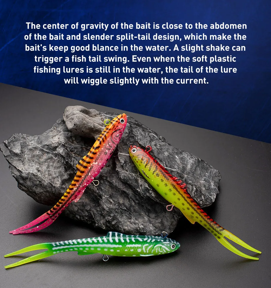 CHEERY 140mm Lead Soft Swimbait Blade Fishing Bait Lure ABS Pencil Lure - view 14